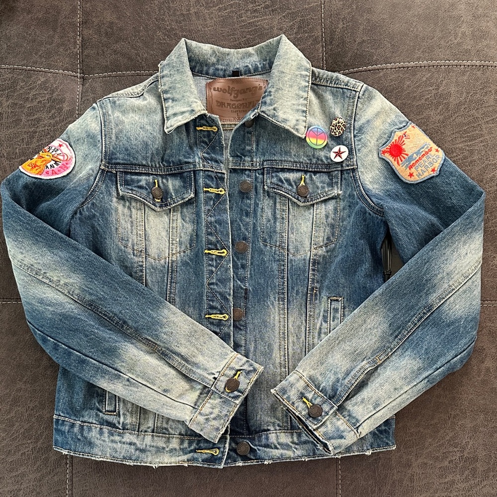 Bob Marley Wolfgang’s Design by Dragonfly Denim Jacket